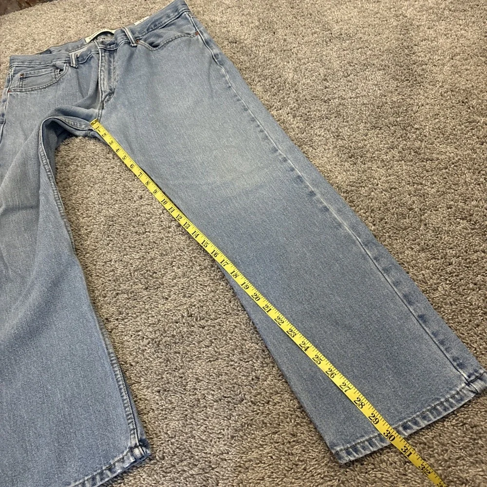 Levis Mens 505 Regular Fit Straight Leg Jeans Size 34x30 Blue Denim Mid Rise